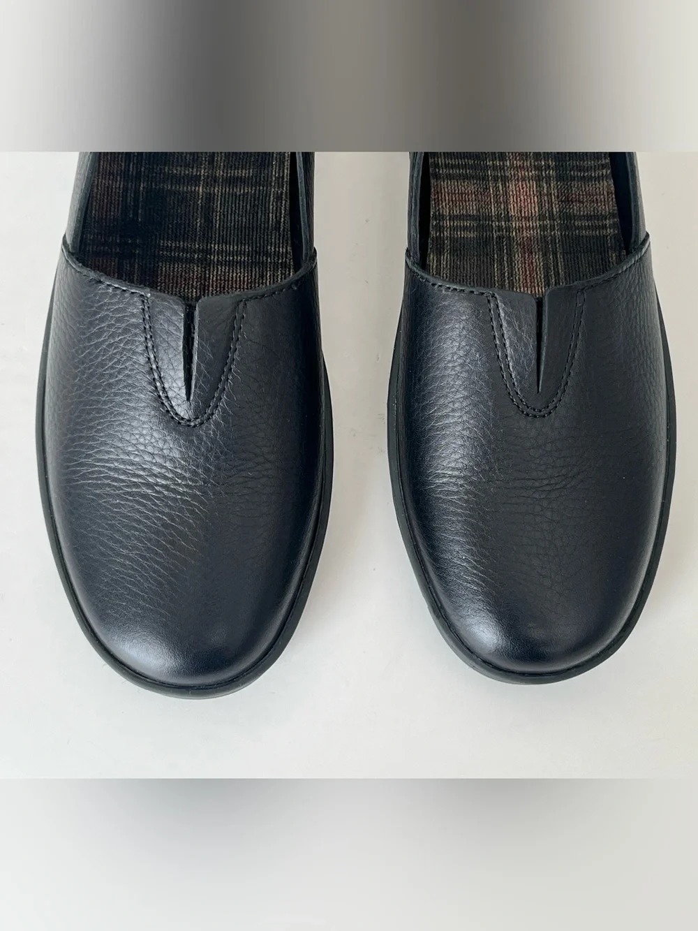 Born Congo leather comfort loafers black hand crafted NEW 9